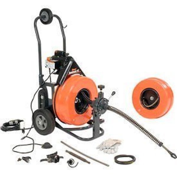 General Wire Spring General Wire Speedrooter 92 Sewer Cleaning Machine, Includes 2 Cables & Cutter Set P-S92-A